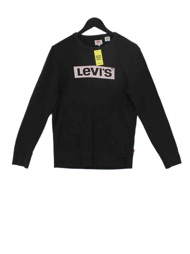 Levi’s Women's Jumper XS Black Cotton with Polyester