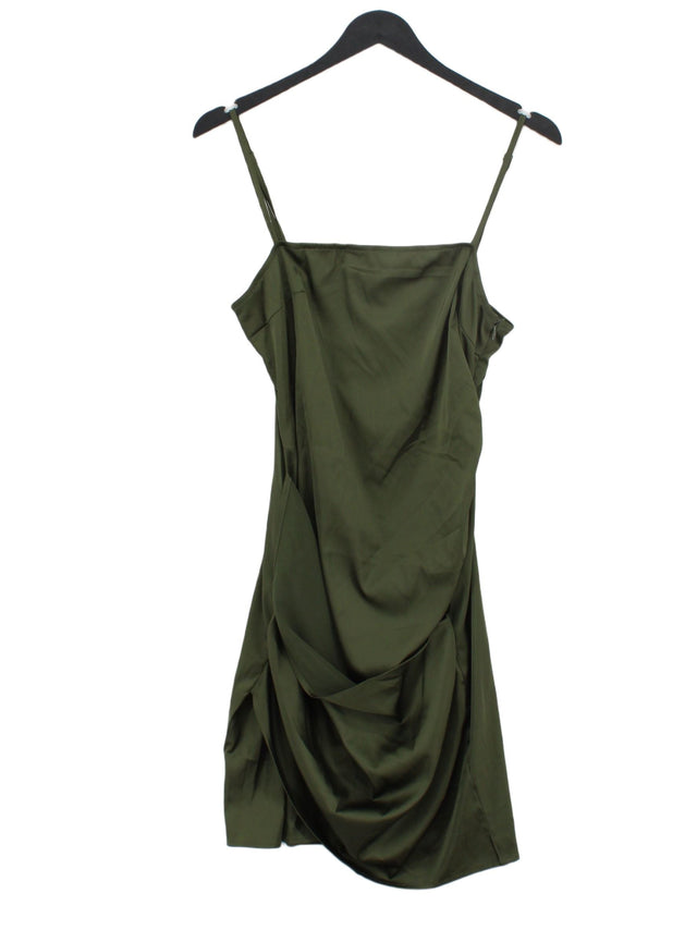 Naanaa Women's Mini Dress UK 10 Green 100% Other