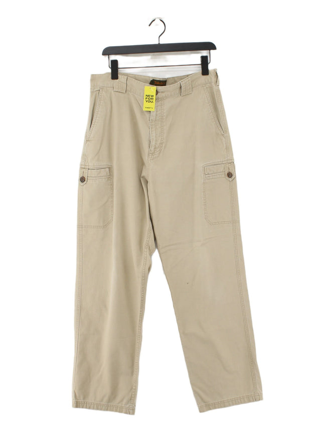 Timberland Men's Trousers W 36 in Cream 100% Cotton