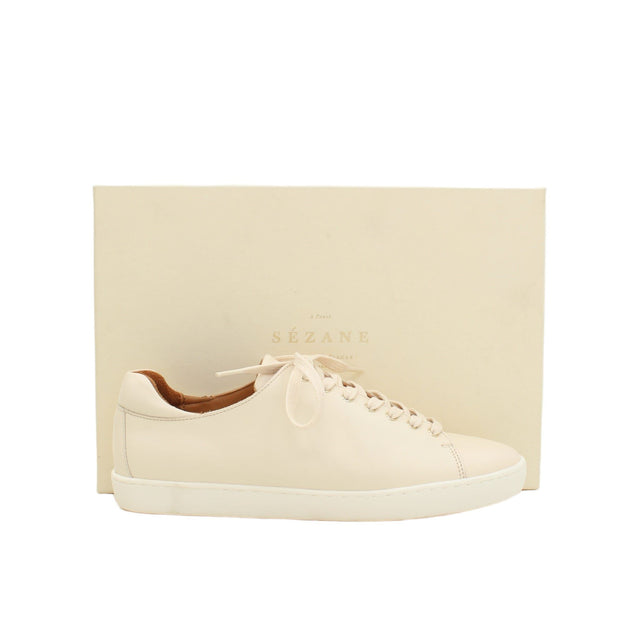 Sezane Women's Trainers UK 6 Cream 100% Other