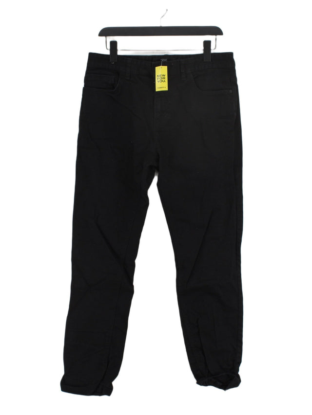 Zara Men's Jeans W 34 in Black 100% Cotton