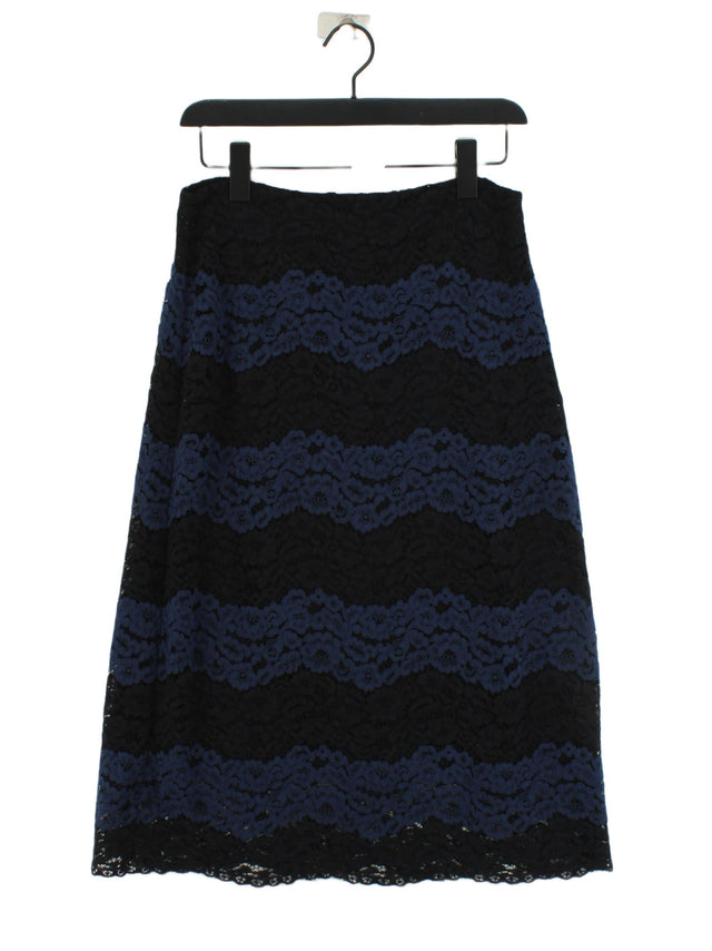 Hush Women's Midi Skirt UK 10 Multi Nylon with Cotton, Elastane, Viscose