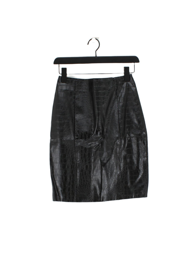 NA-KD Women's Midi Skirt UK 8 Black Other with Viscose