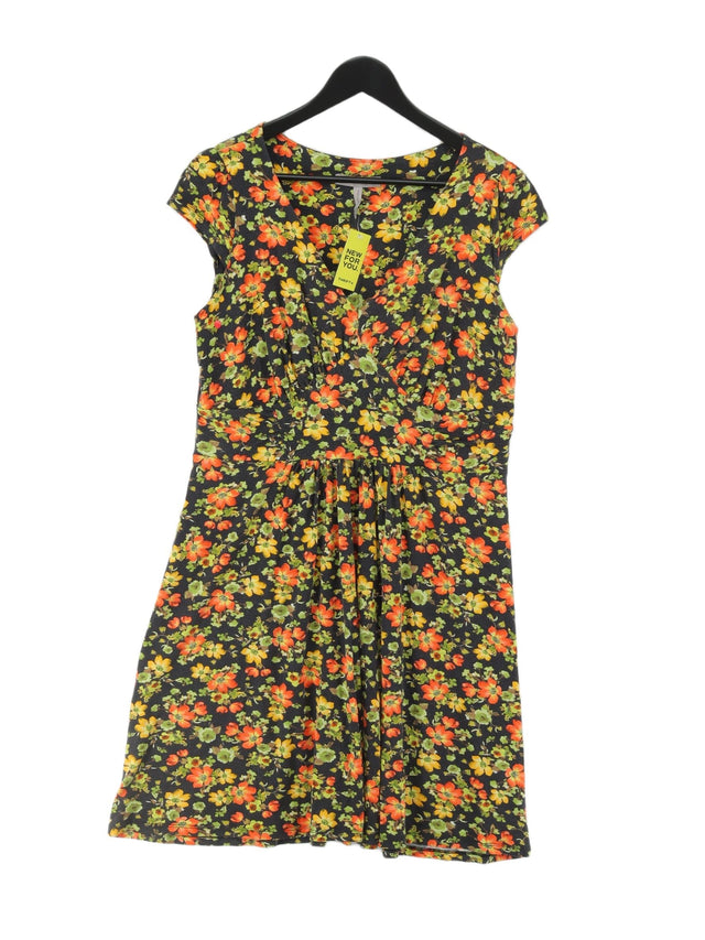 Pepperberry Women's Midi Dress UK 16 Multi Viscose with Elastane