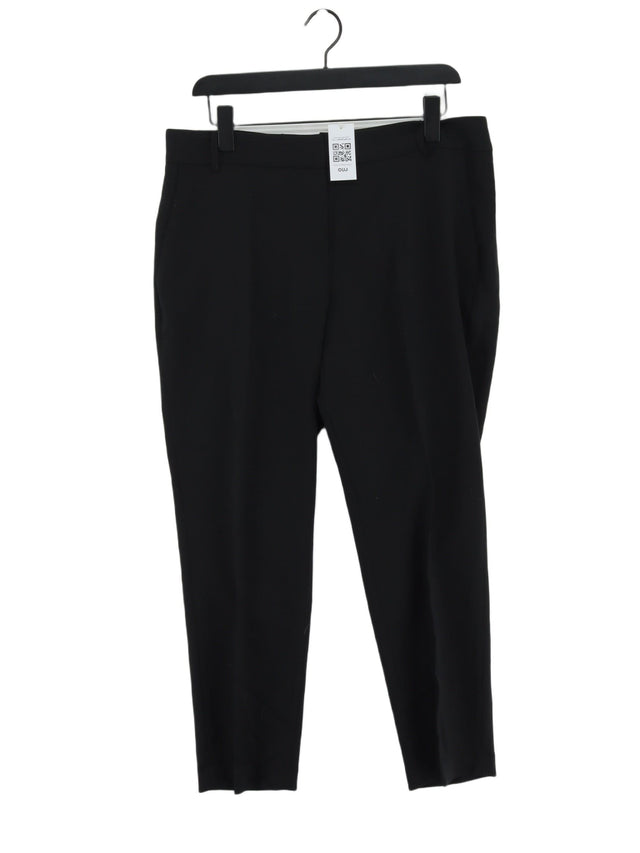 Toast Women's Suit Trousers W 32 in Black 100% Viscose