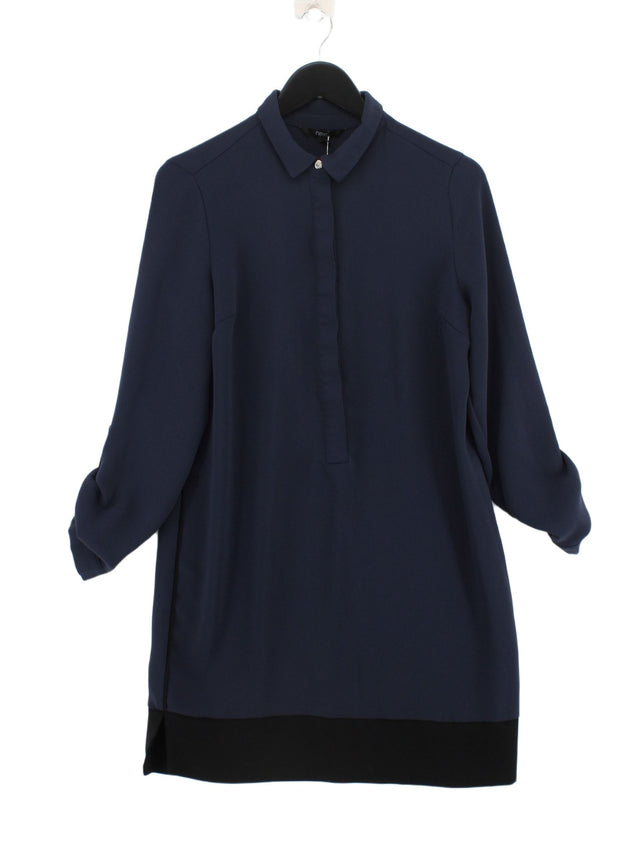 Next Women's Midi Dress UK 12 Blue 100% Polyester
