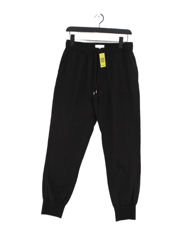 Part Two Women's Trousers W 34 in Black Cotton with Elastane