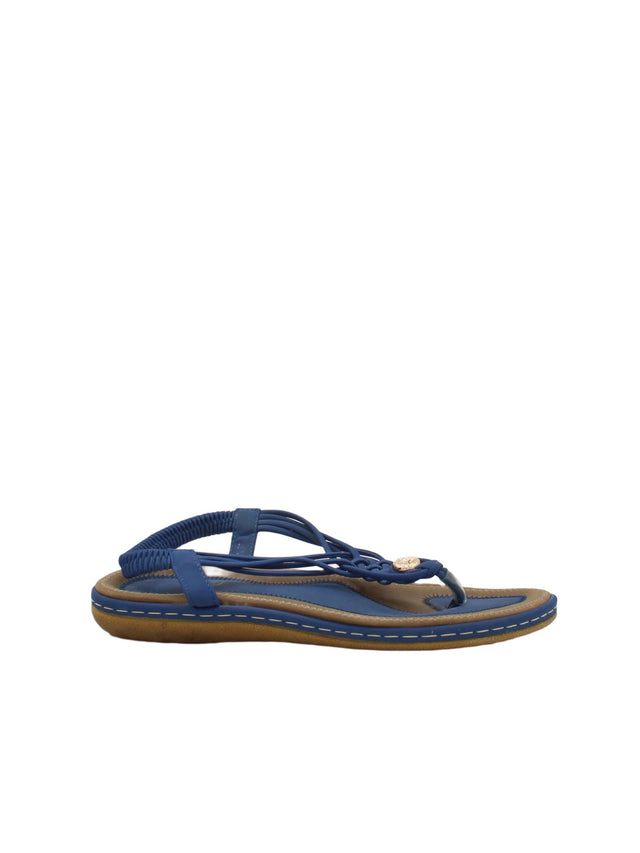 Socofy Women's Sandals UK 6 Blue 100% Other