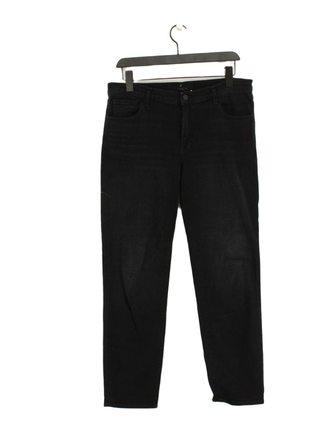 J Brand Women's Jeans W 28 in Black Cotton with Elastane