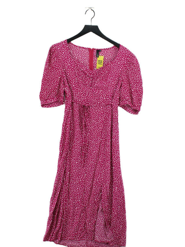 Nobody's Child Women's Midi Dress UK 18 Pink 100% Viscose