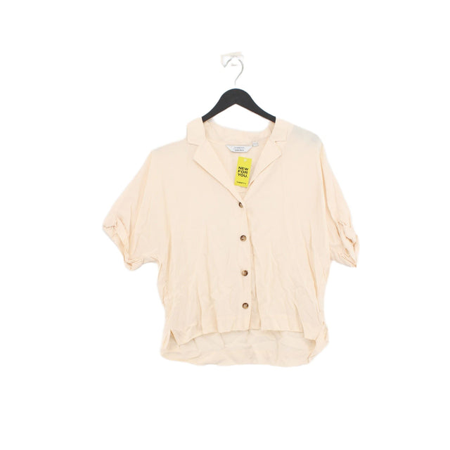 & Other Stories Women's Top UK 10 Cream Lyocell Modal with Viscose