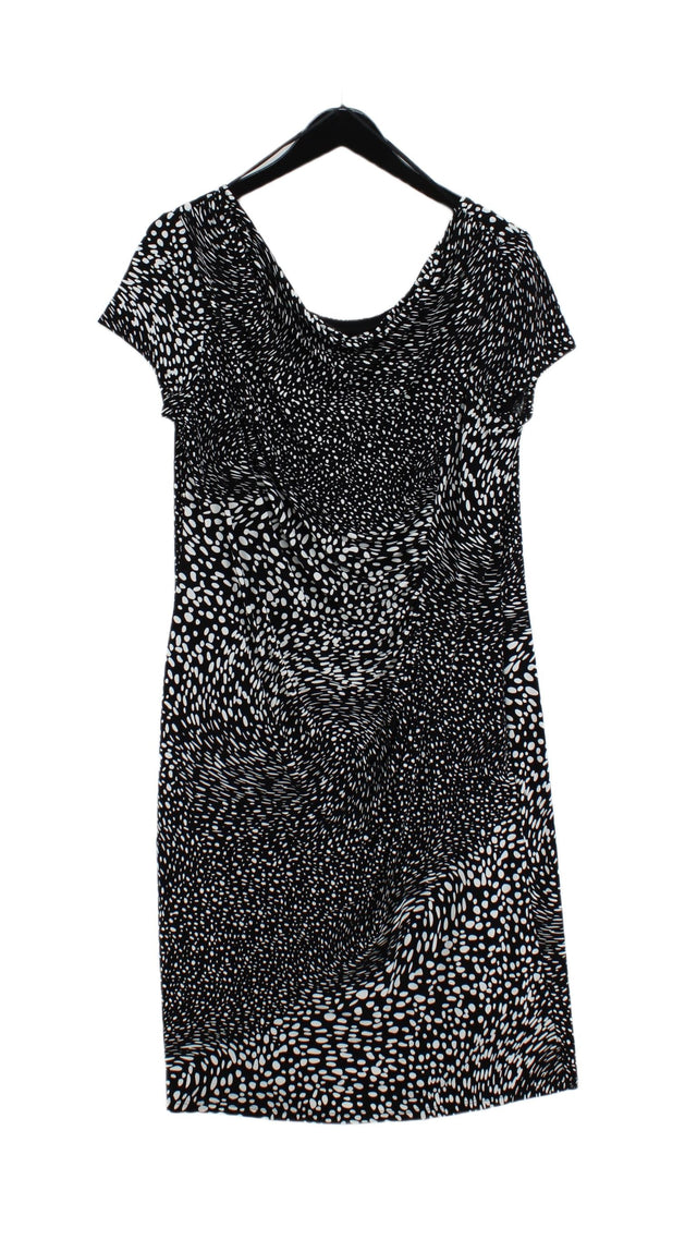Linea Women's Midi Dress UK 18 Black Polyester with Elastane