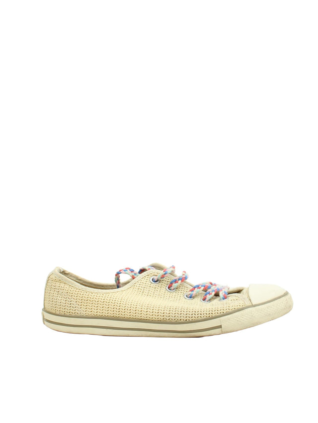 Converse Women's Trainers UK 4 Cream 100% Other