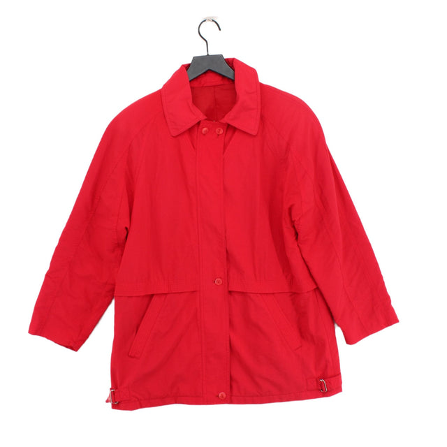 DANNIMAC Women's Coat Chest: 44 in Red 100% Nylon