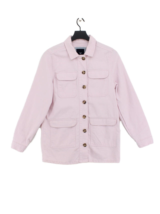 Crew Clothing Women's Shirt UK 10 Pink 100% Cotton