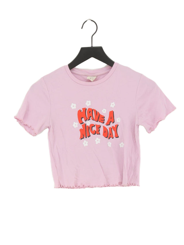 Lucy & Yak Women's T-Shirt XS Pink 100% Cotton