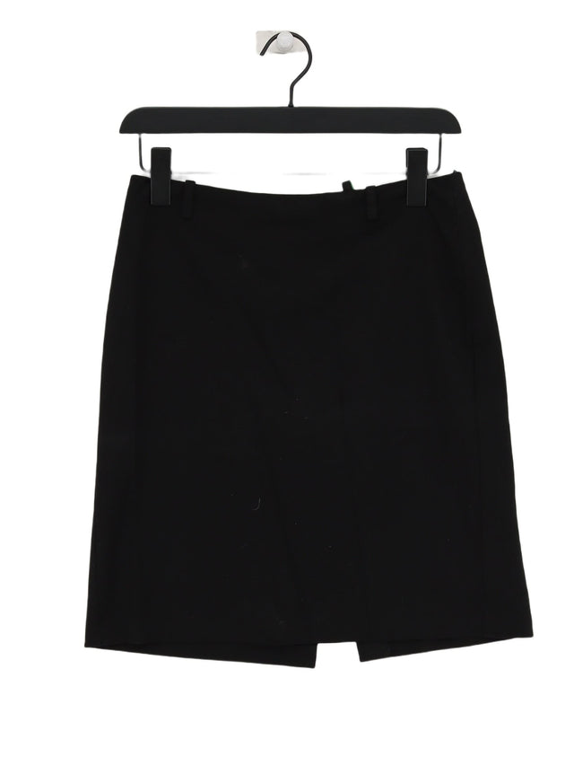 Stile Benetton Women's Midi Skirt UK 10 Black 100% Other