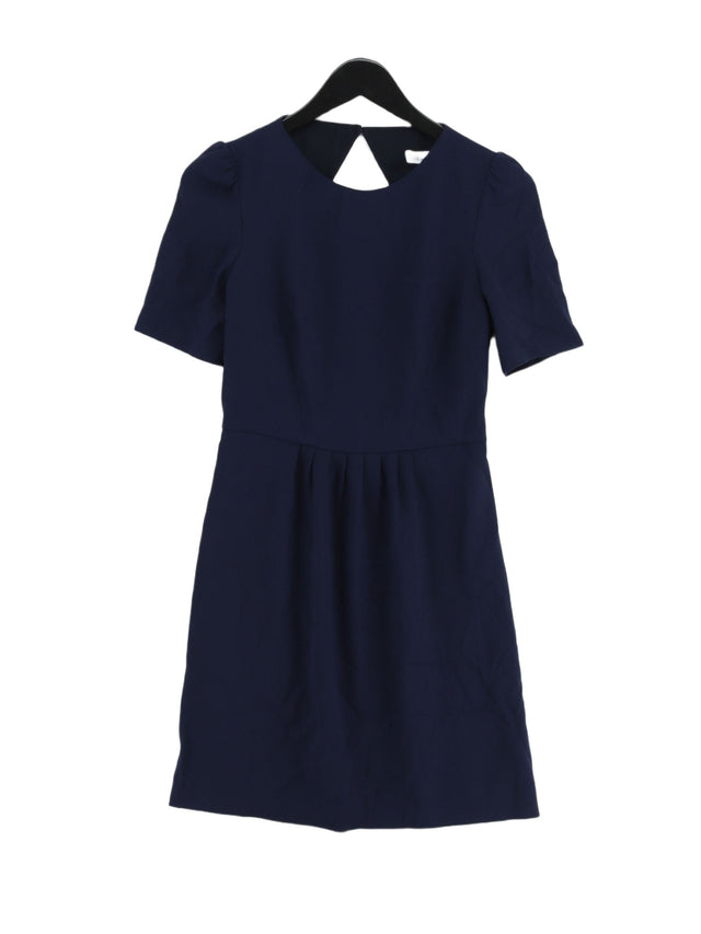 Claudie Pierlot Women's Midi Dress UK 8 Blue Polyester with Other