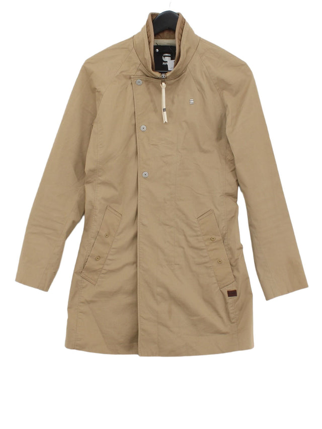 G-Star Raw Women's Coat XS Tan Polyester with Cotton