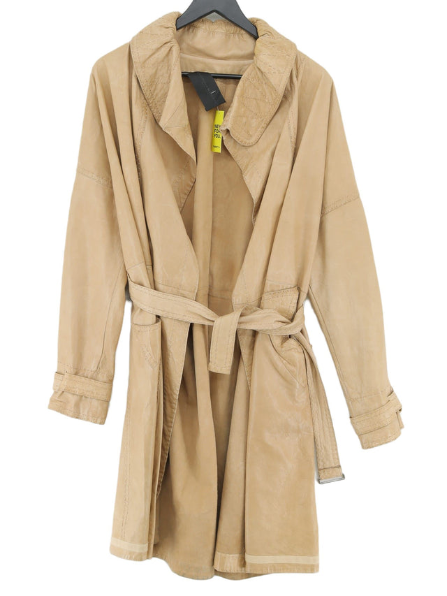Donna Karan Women's Coat XL Tan 100% Other