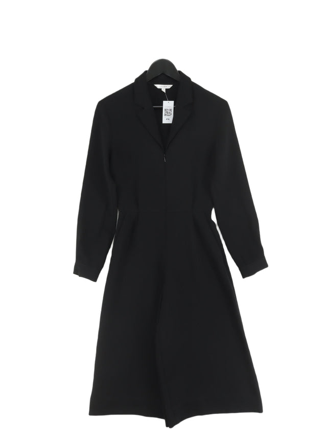 & Other Stories Women's Midi Dress UK 6 Black 100% Polyester