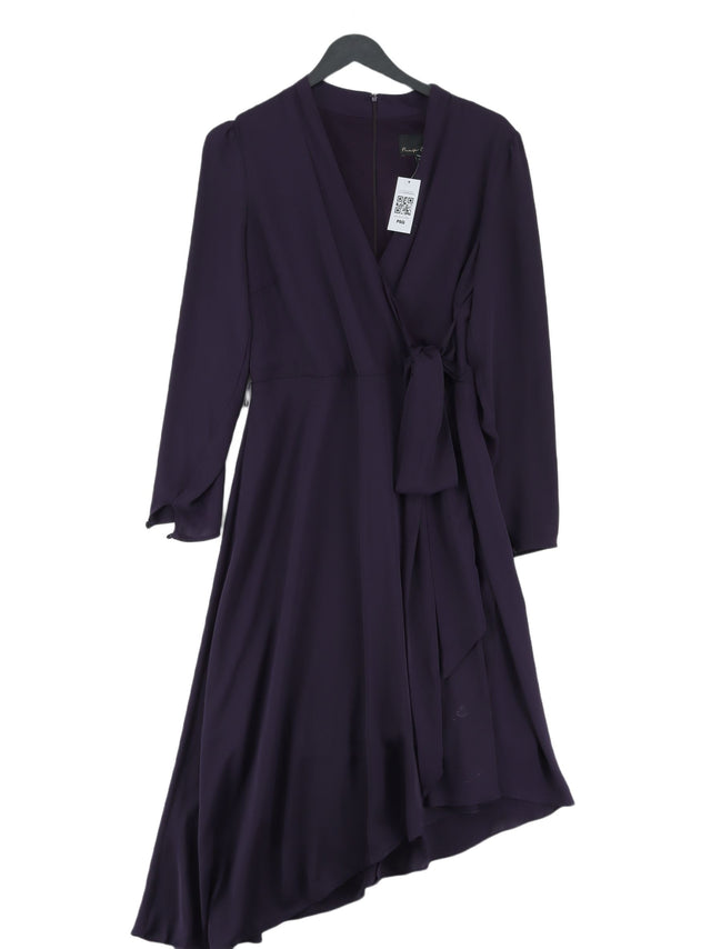 Phase Eight Women's Midi Dress UK 12 Purple 100% Polyester