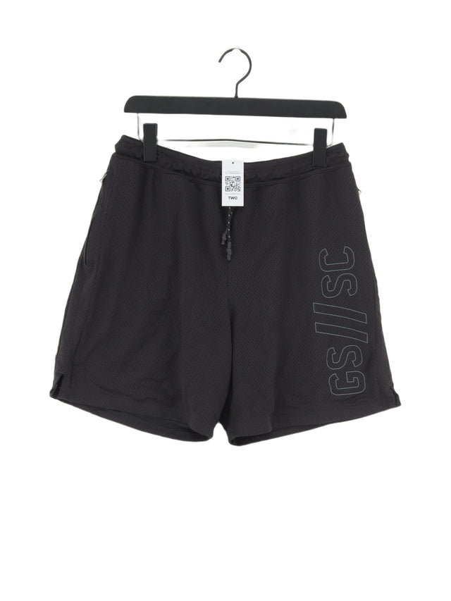 Gymshark Men's Shorts L Black Nylon with Elastane, Polyester