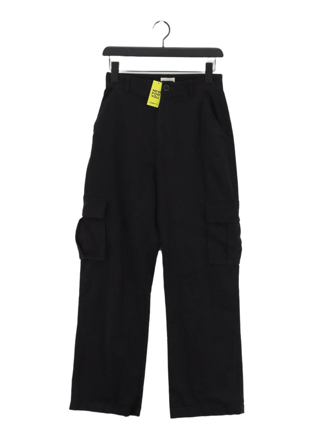 Adanola Men's Trousers W 28 in Black Cotton with Spandex