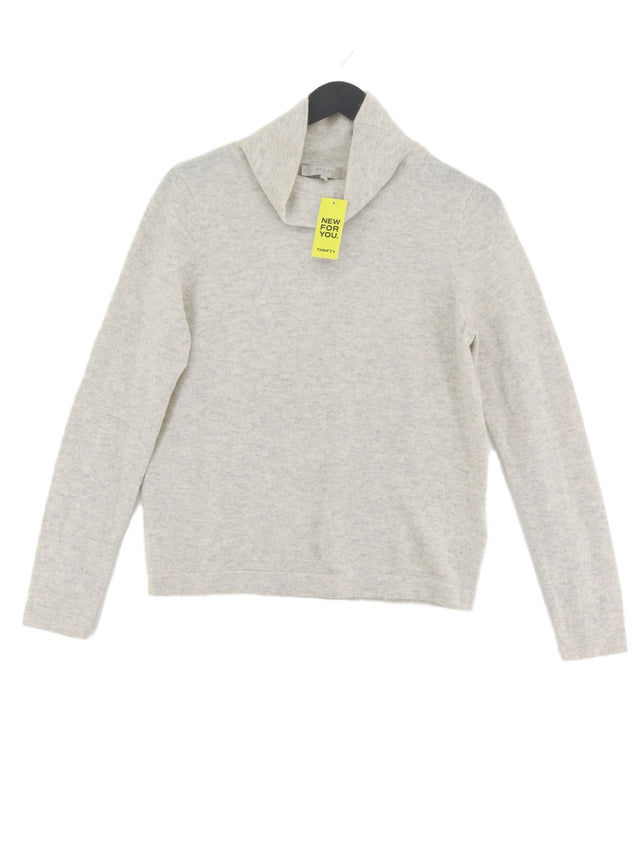 Hobbs Women's Jumper M Grey Wool with Cashmere