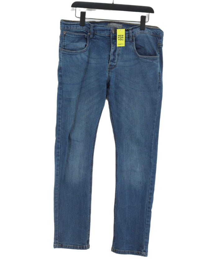 French Connection Men's Jeans W 36 in; L 32 in Blue Cotton with Elastane