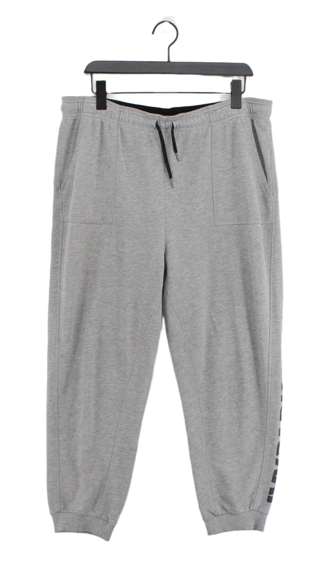 Ivy Park Women's Sports Bottoms XL Grey Cotton with Elastane, Polyester