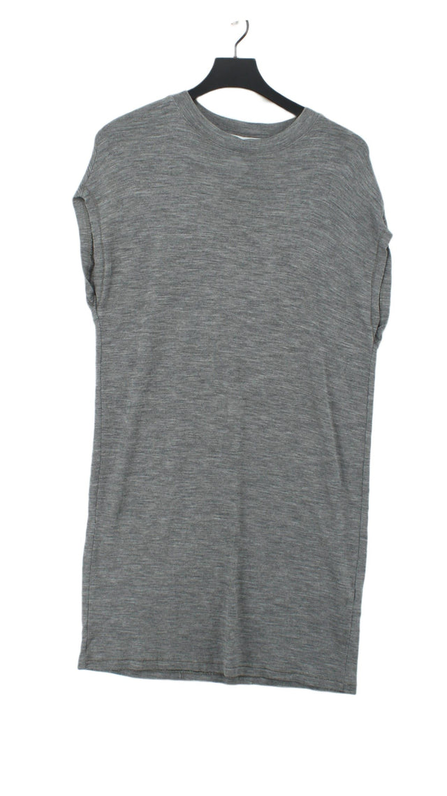Samsoe&samsoe Women's Mini Dress S Grey 100% Wool