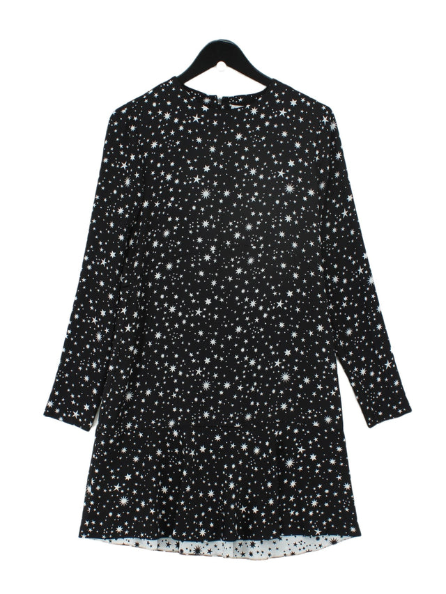 Warehouse Women's Midi Dress UK 12 Black 100% Polyester