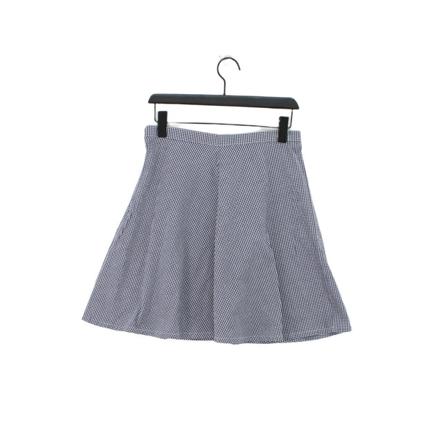 American Apparel Women's Mini Skirt XL Blue Cotton with Elastane