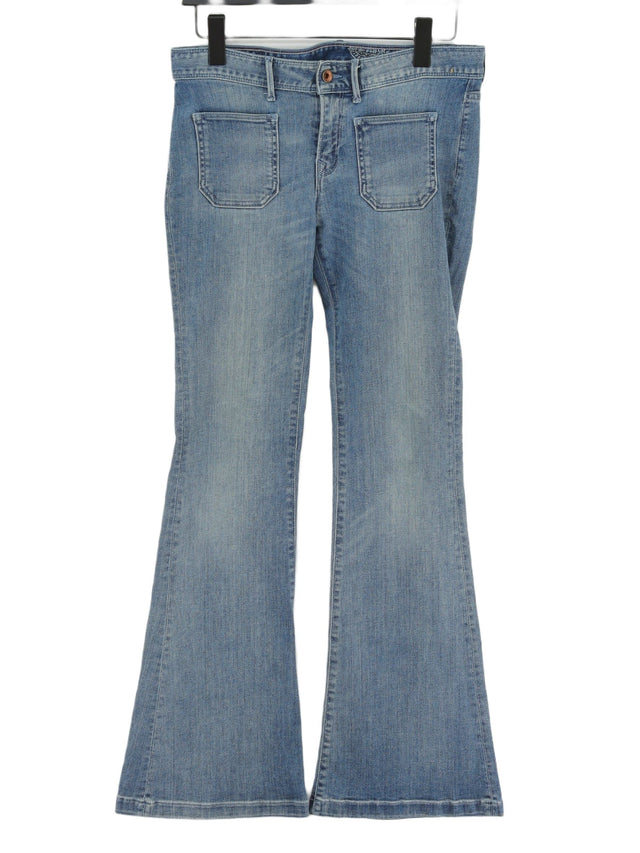 Jack Wills Women's Jeans W 26 in Blue Cotton with Elastane
