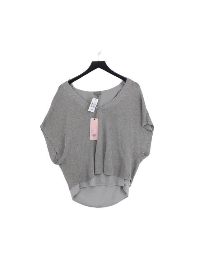 Phase Eight Women's Jumper S Grey Viscose with Polyester