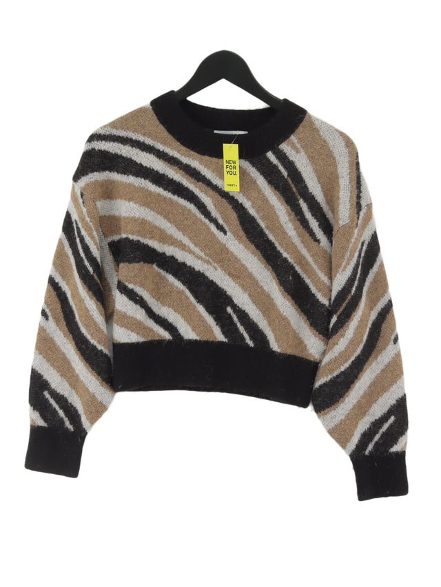 & Other Stories Women's Jumper XS Black Polyamide with Other, Wool
