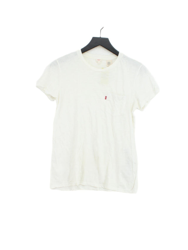 Levi’s Women's T-Shirt S White 100% Cotton