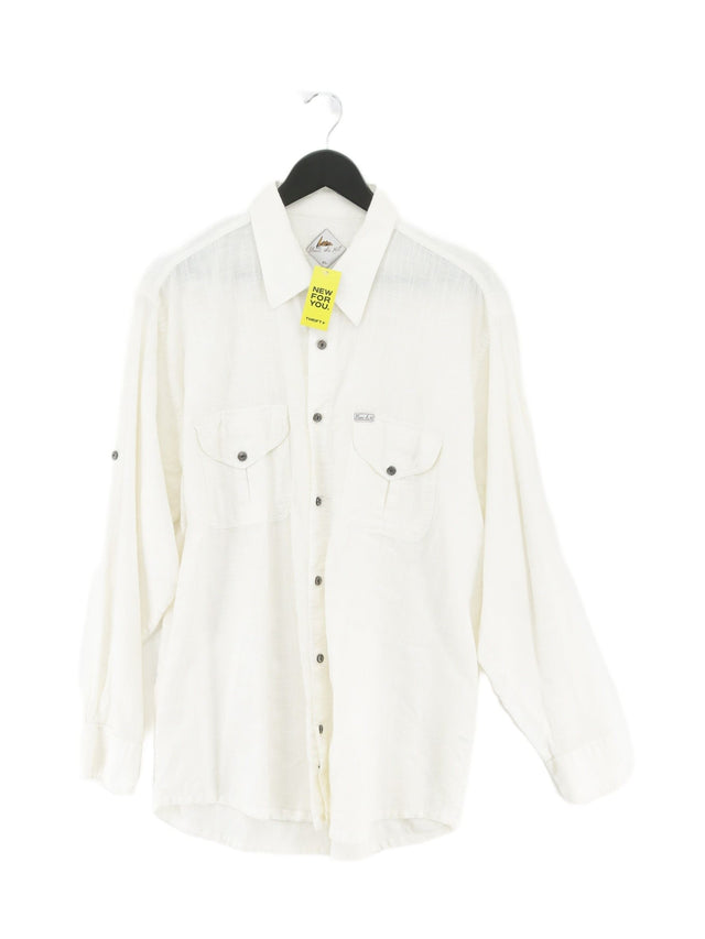 Blanc Du Nil Women's Shirt XL Cream 100% Cotton