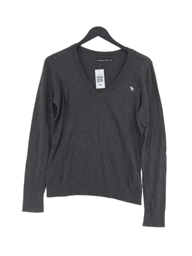 Abercrombie & Fitch Men's Jumper S Grey 100% Other