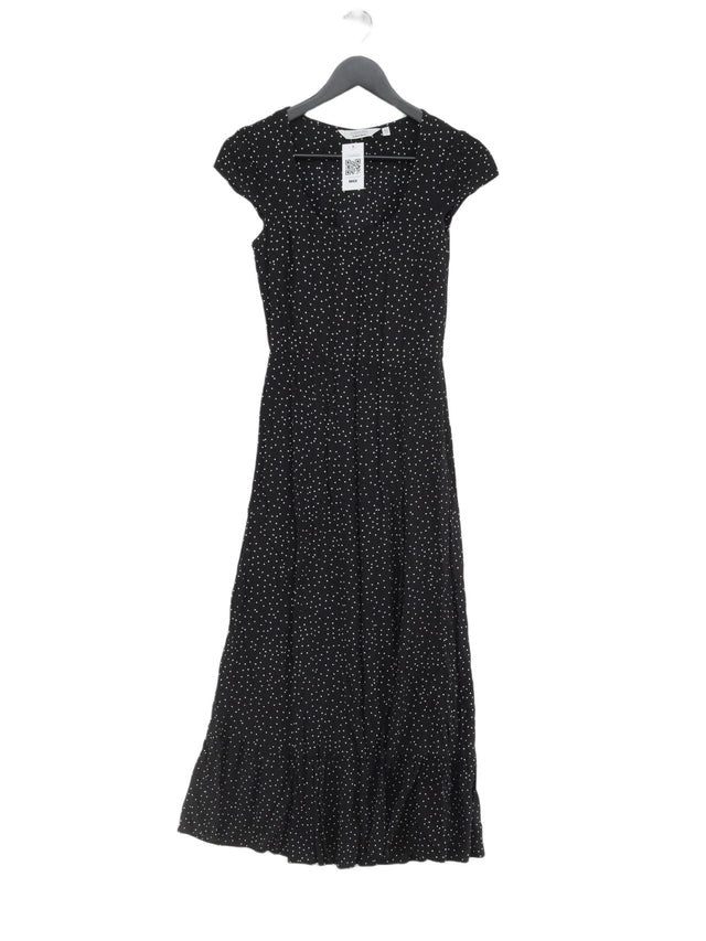 & Other Stories Women's Midi Dress UK 6 Black 100% Other