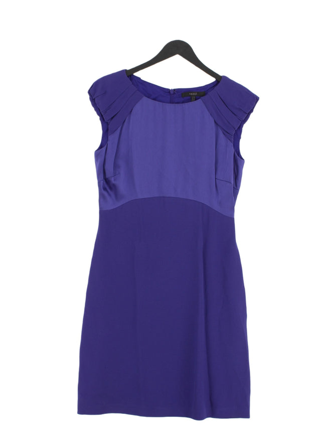 Coast Women's Midi Dress UK 10 Purple Other with Viscose