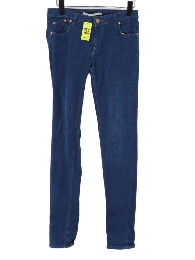 Victoria Beckham Women's Jeans W 27 in Blue Cotton with Other