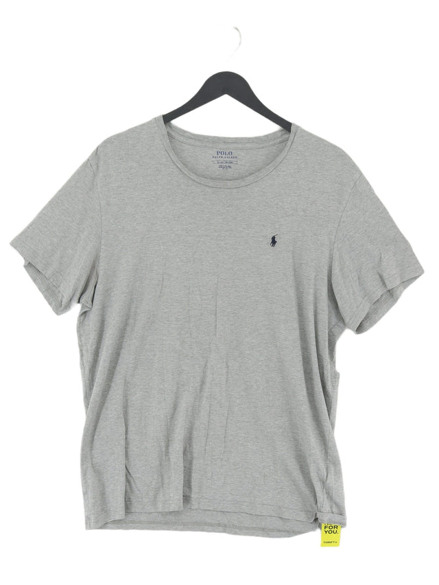 Ralph Lauren Men's T-Shirt XL Grey 100% Cotton