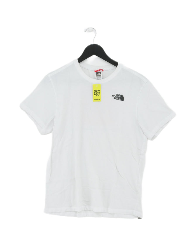 The North Face Men's T-Shirt M White 100% Cotton