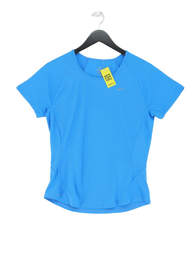Nike Women's T-Shirt M Blue 100% Other