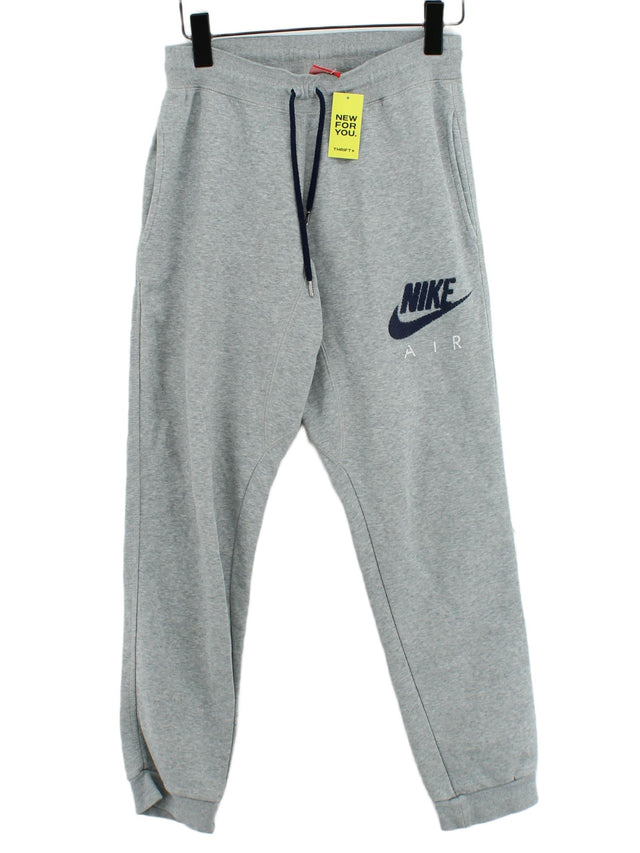Nike Women's Sports Bottoms S Grey Cotton with Polyester