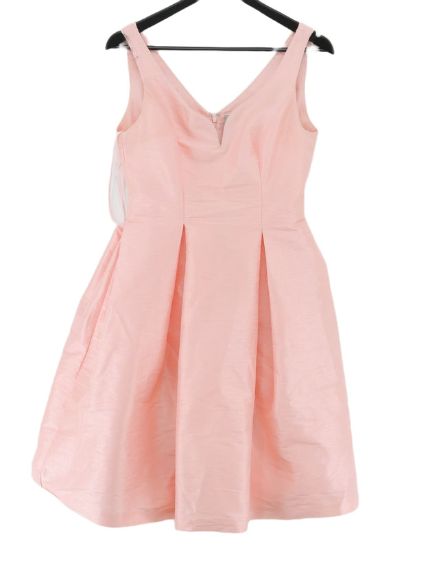 Coast Women's Midi Dress UK 10 Pink 100% Polyester