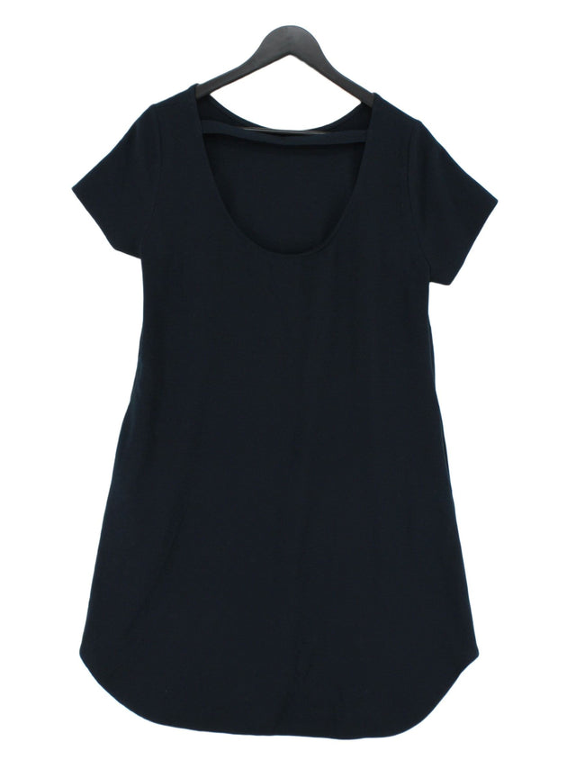Closet Women's Midi Dress UK 16 Blue Polyester with Elastane