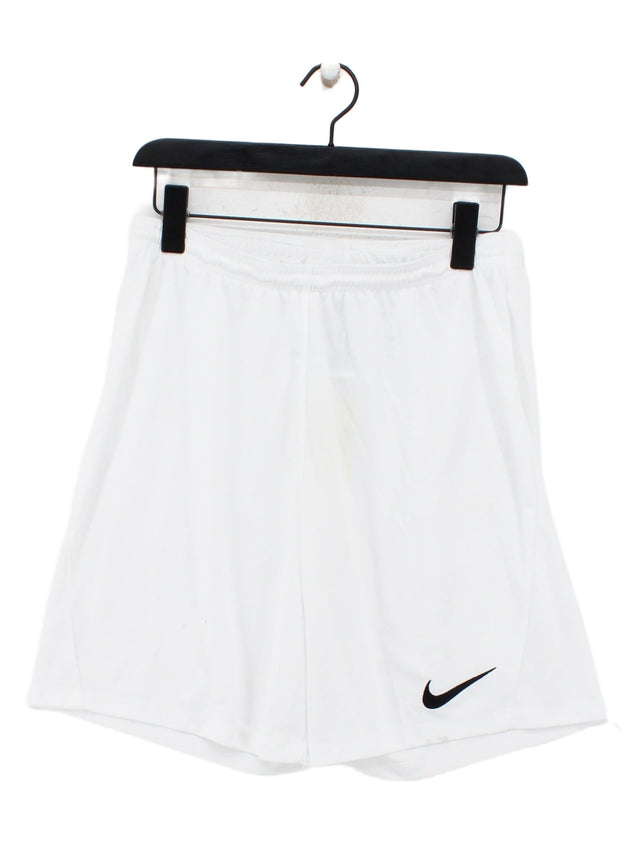 Nike Men's Shorts M White 100% Polyester